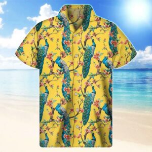 Peacock Women’s Vintage Hawaiian Shirt