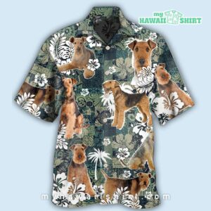 Airedale Terrier Dog Lover Hawaiian Shirt