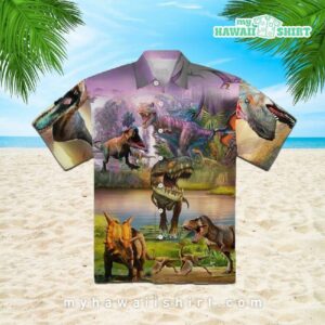 Always Be Dinosaur Aloha Hawaiian Shirt