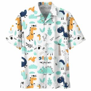 Cool Dinosaur Hawaiian Shirt