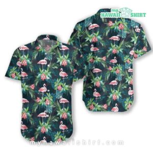 Cute Flamingo Hawaiian Aloha Shirt
