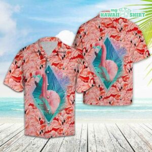 Cute Flamingo Hawaiian Shirt