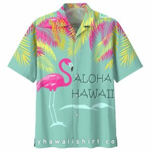Flamingo Aloha Hawaii Hawaiian Shirt