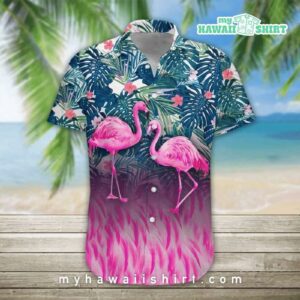 Flamingo Aloha Hawaiian Shirt